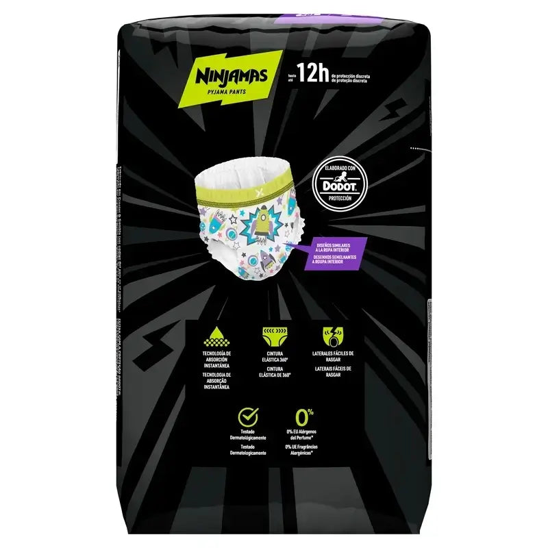 Dodot Ninjamas Talla 7 Cohete, 2X10 Pañales