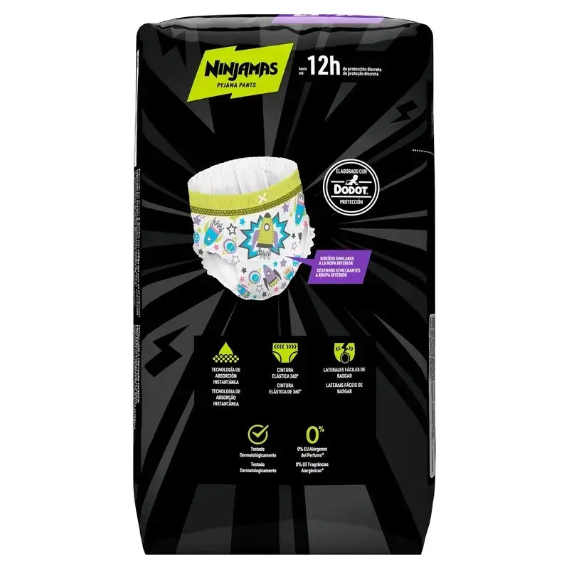 Dodot Ninjamas Talla 8 Cohete, 2X9 Pañales