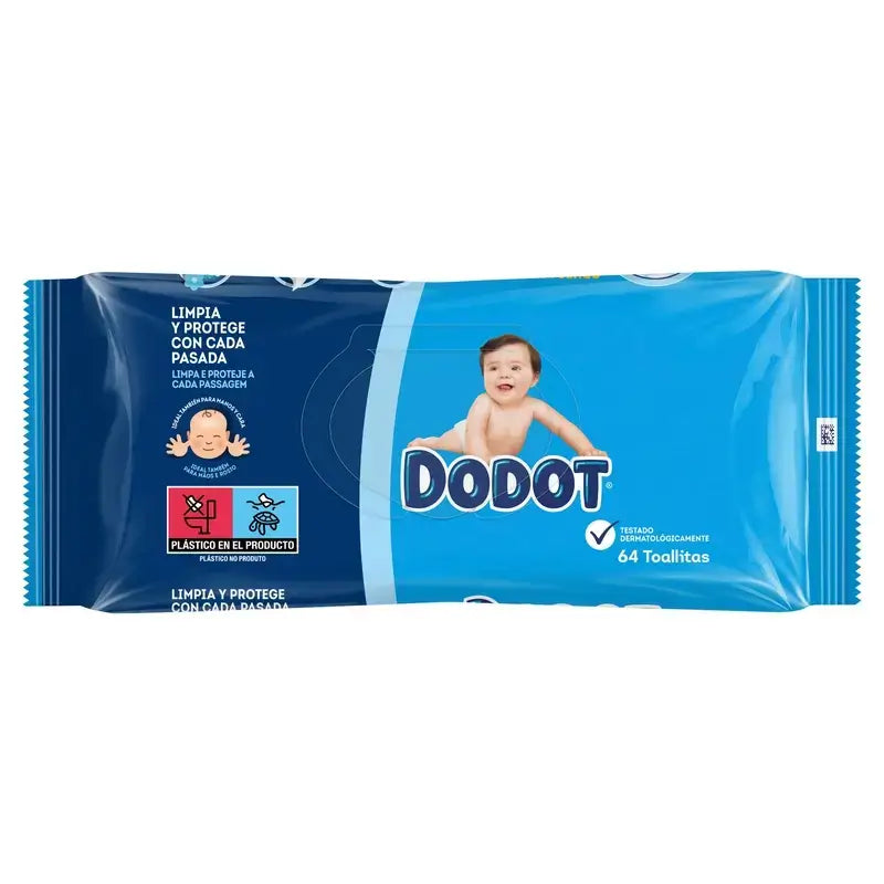 Dodot Toallitas Para Bebé, 2x64 Unidades