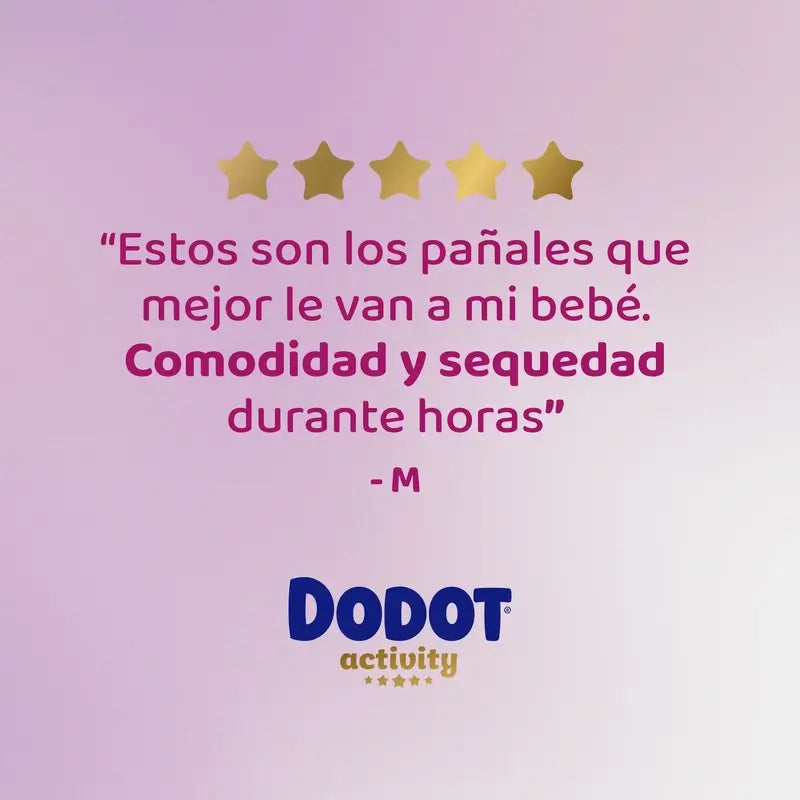 Dodot Activity Talla 6+, 14kg-19kg, 117 Pañales