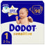Dodot Pañal Sensitive Jumbo Pack Talla 1 , 90 unidades