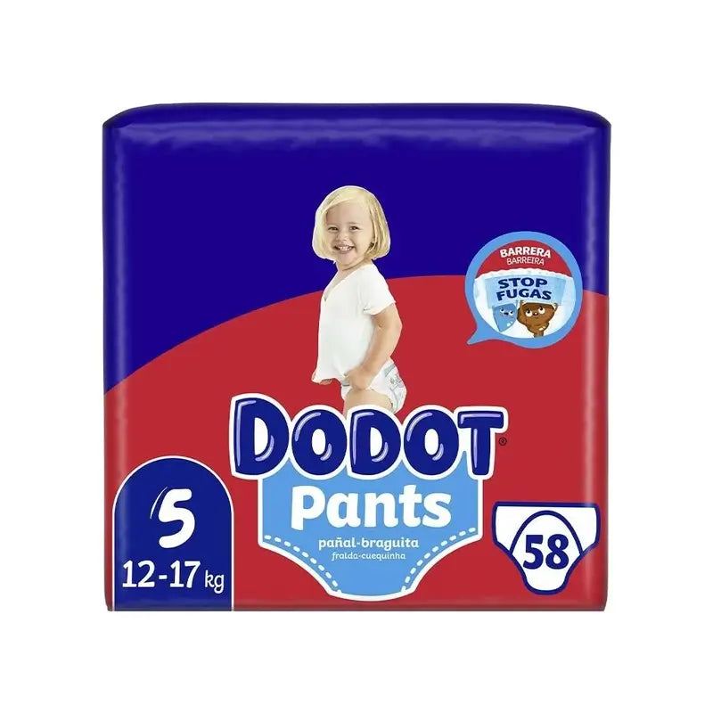 Dodot Pants Braguita Talla 5, 58 Pañales