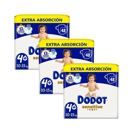 Dodot Sensitive Talla 4, 144 Pañales