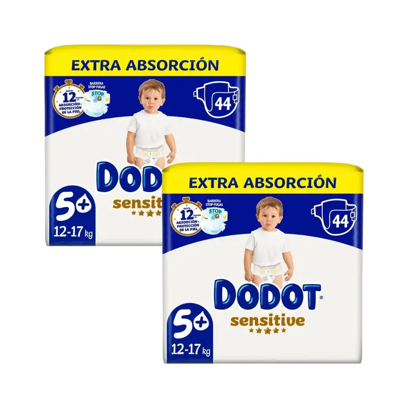Dodot Sensitive Talla 5, 88 Pañales