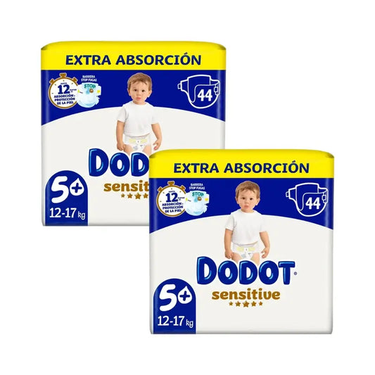 Dodot Sensitive Talla 5, 88 Pañales