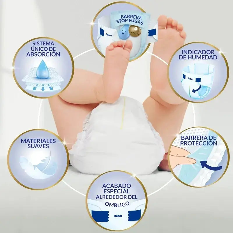 Dodot Sensitive Talla 2, 160 Pañales