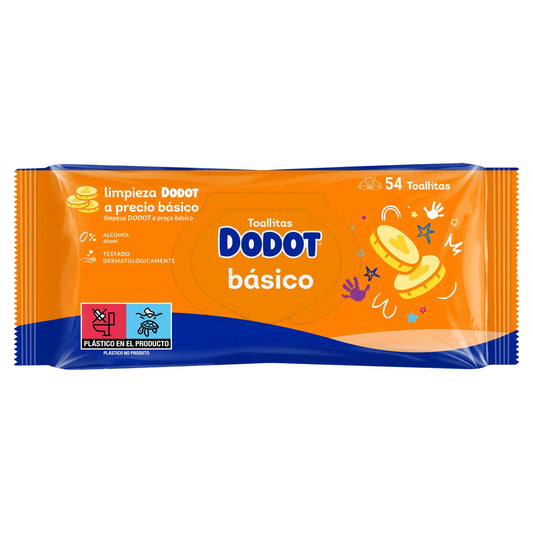 Dodot Toallitas Básico, 54 Unidades