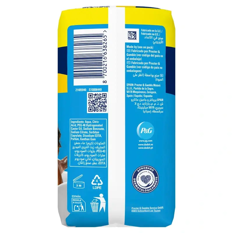 Dodot Toallitas De Recambio, 208 Unidades