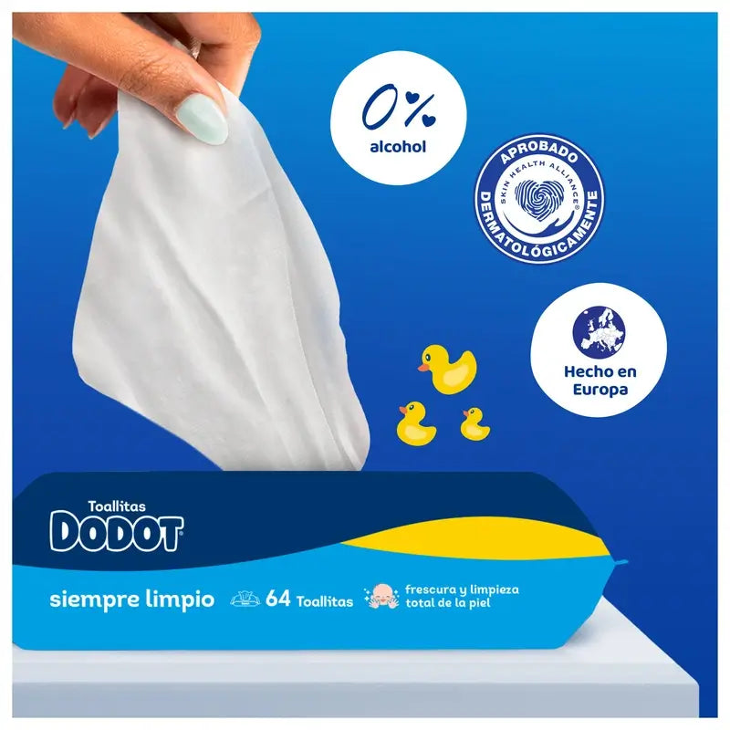 Dodot Toallitas De Recambio, 208 Unidades