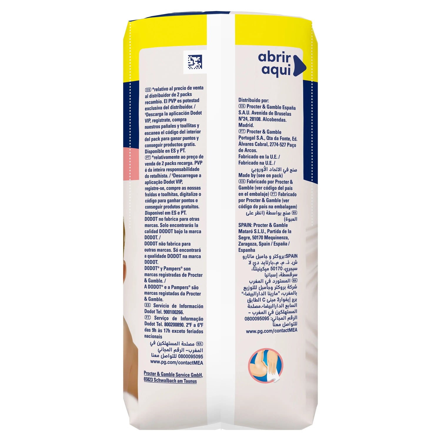 Dodot Toallitas Sensitive, 4x56, 224 unidades (20% GRATIS)