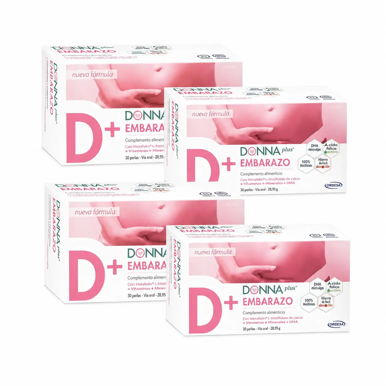 DonnaPlus Embarazo Pack 4 x 30 + 30