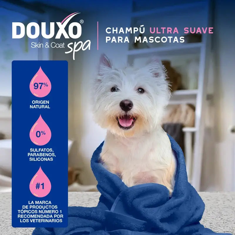 Douxo Skin & Coat Spa Champú Aliviante Para Perros, 250 ml
