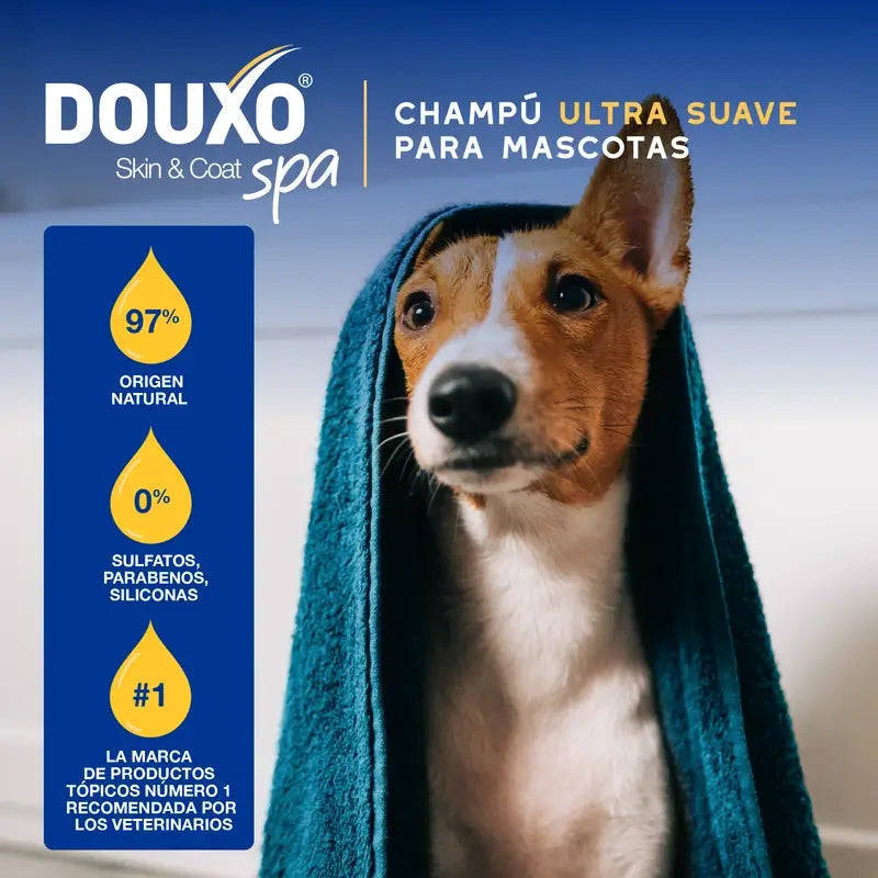 Douxo Skin & Coat Spa Champú De Avena Para Perros, 250 ml