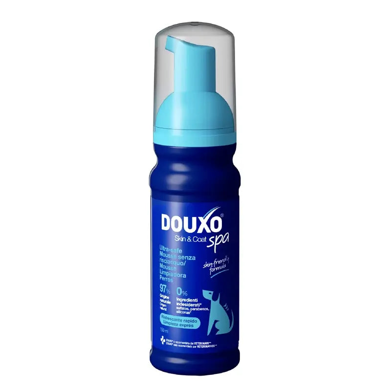 Douxo Skin & Coat Spa Espuma Ultra Suave Para Limpieza Exprés, 150 ml