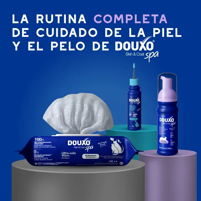 Douxo Skin & Coat Spa Limpieza Ultra Suave Para Limpieza Sin Estrés Gato, 150 ml