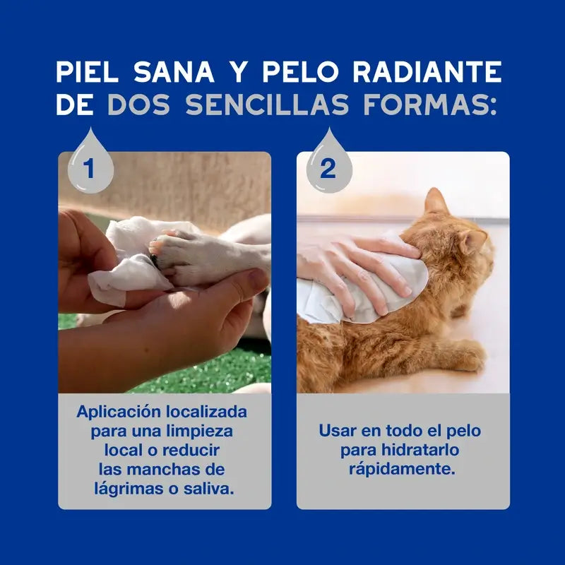 Douxo Skin & Coat Spa Toallitas Multiusos Para Perros Y Gatos, 100 unidades