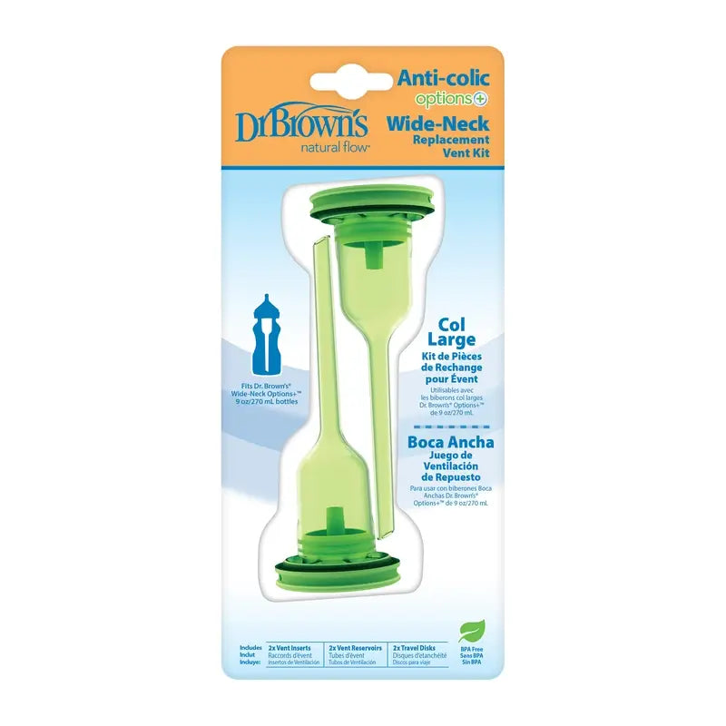 Dr.Brown's Kit Recambio 270 ml (2 Valvulas, 2 Tubos y 2 Tapas)