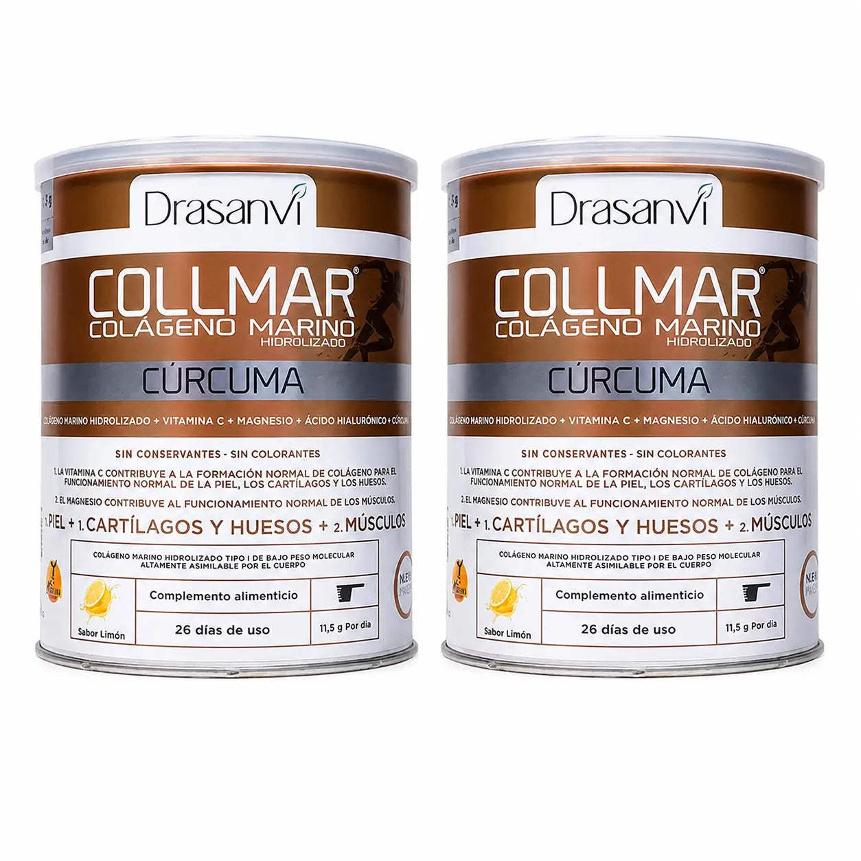 Drasanvi Collmar Magnesio Cúrcuma Limón Pack 2 x 300 gr