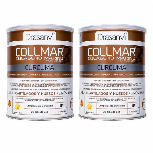 Drasanvi Collmar Magnesio Cúrcuma Limón Pack 2 x 300 gr