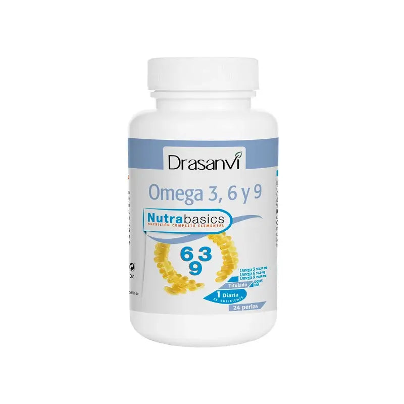 Drasanvi Omega 3-6-9 1000Mg Bote Nutrabasicos , 24 perlas