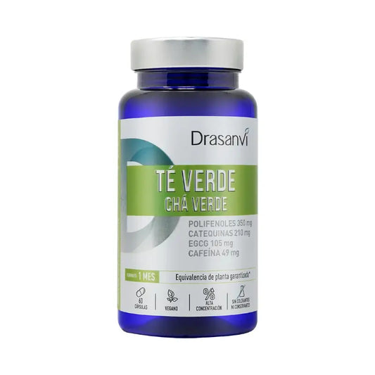 Drasanvi Te Verde 60 Capsulas Bote Nutrabasicos Drasanvi