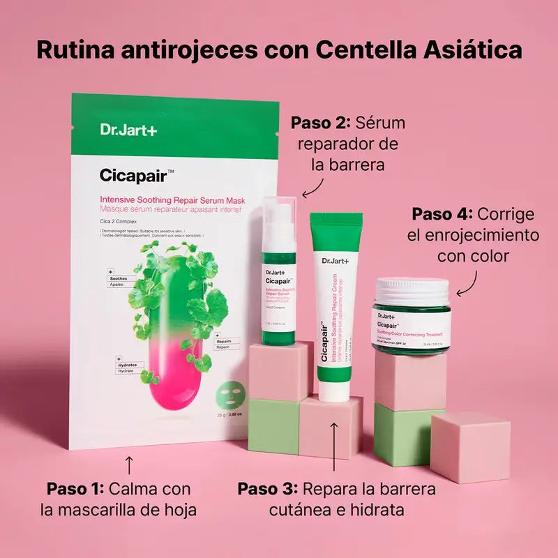 Dr.Jart+ Kit De Rescate Para Piel Con Enrojecimiento Con Centella Asiática