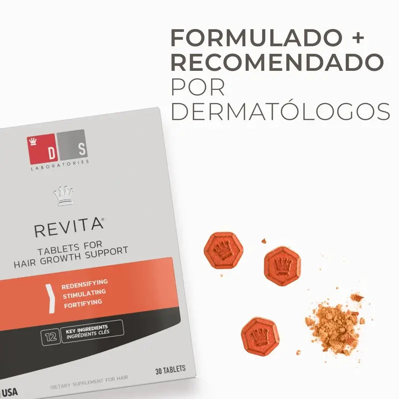 Ds Laboratories Revita Comprimidos Anticaída, 30 uds