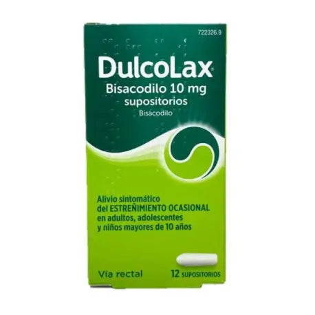 Dulcolax Bisacodilo 10 Mg, 12 supositorios