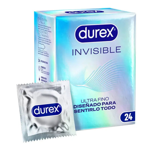 Durex Invisible, 24 Preservativos