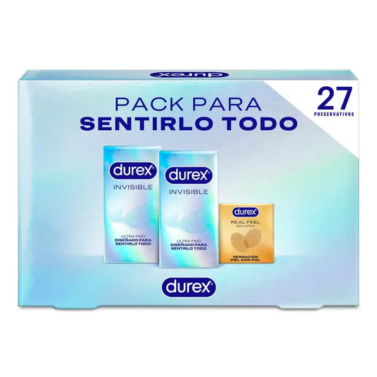 Durex Pack Sensitivo Invisible (24+3)