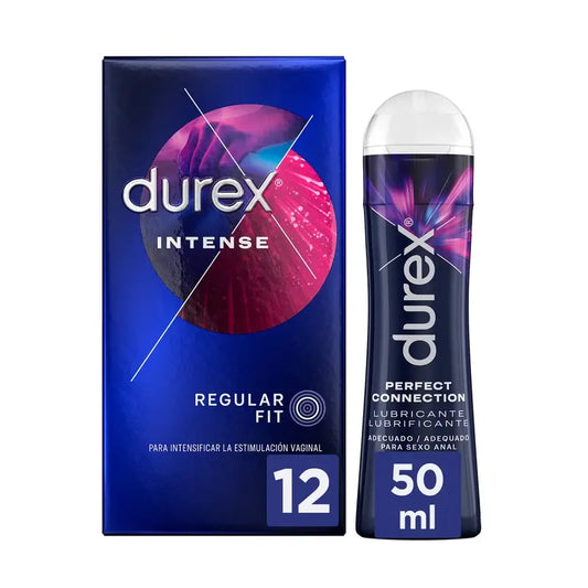Durex Pack Preservativos Mutual Climax + Lubricante Perfect Connection Durex Pack Preservativos Mutual Climax + Lubricante Perfect Connection