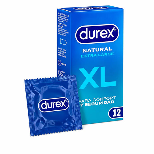 Durex Preservativos Originales Natural Plus Talla Xl - 12 unidades