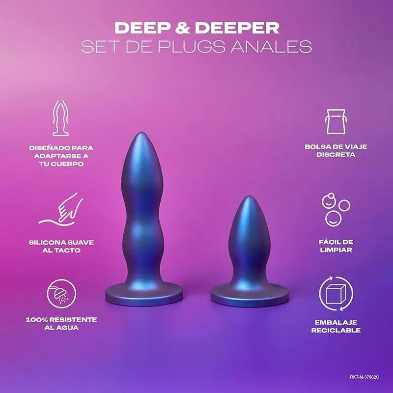 Durex Plugs Anales, Set Deep & Deeper Mejor Precio! Durex Plugs Anales, Set Deep & Deeper Mejor Precio!