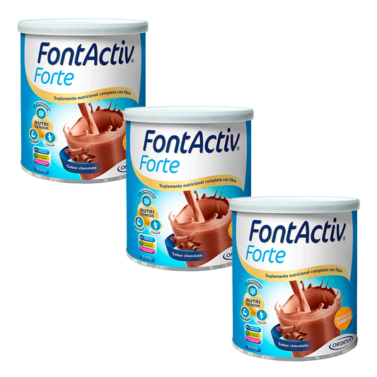 FontActiv Pack Forte Chocolate, 3x800 gr