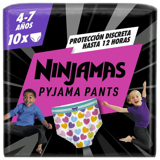 Dodot Ninjamas Carry Pack Corazon Talla 7 , 10 unidades