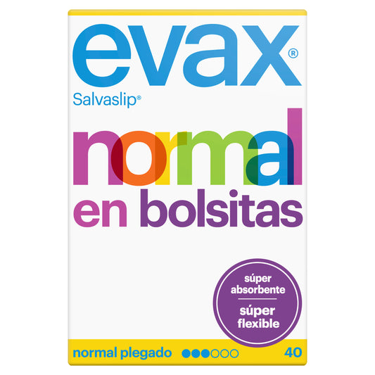 Evax Salvaslip Normal Protegeslips , 40 unidades