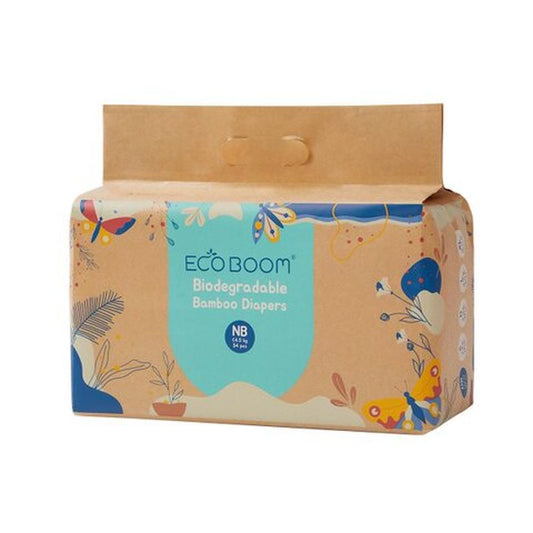 Eco Boom Pañales De Bambú Joy Xs 1, 34 unidades