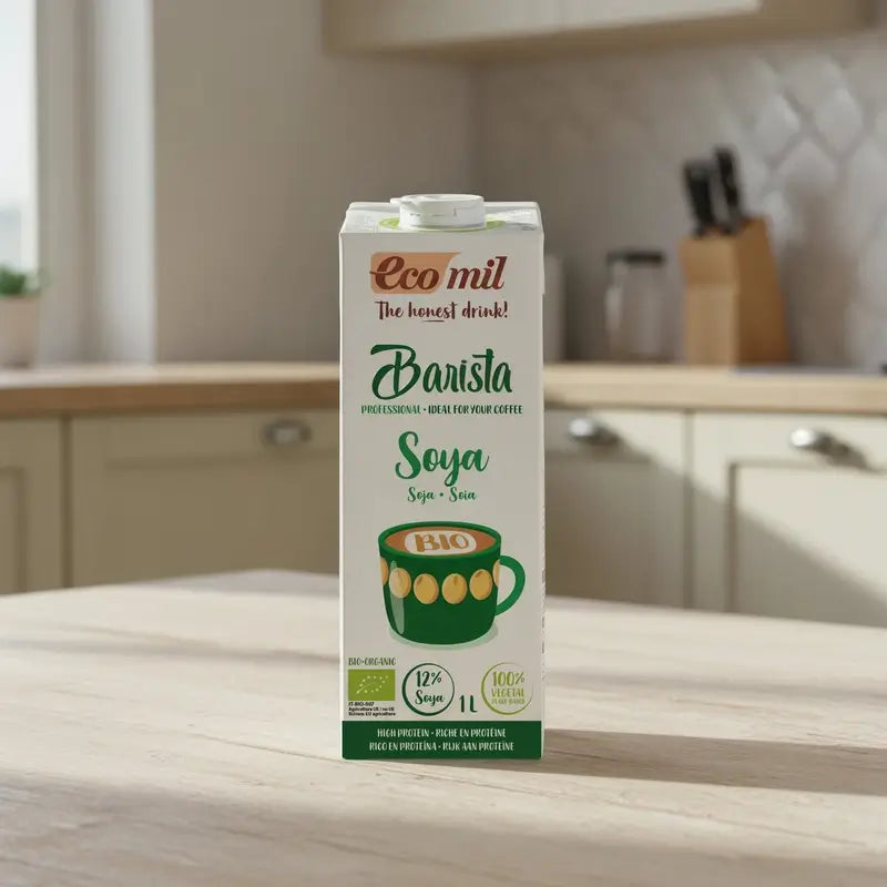 Ecomil Bebidas Vegetales Soja Barista Ecológica, 1 litro