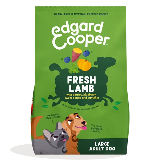 Edgard & Cooper Pienso Para Perros Adultos Grandes Con Cordero Fresco , 12 kg