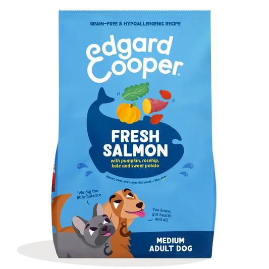 Edgard & Cooper Pienso Para Perros Adultos Medianos Con Salmón Fresco , 2,5 kg