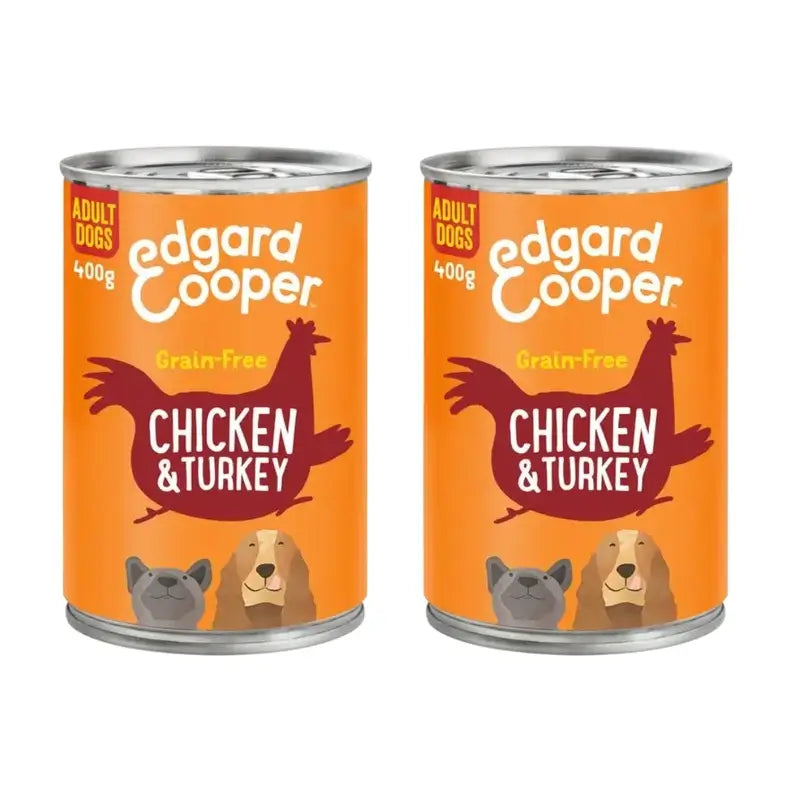 Edgard & Cooper Comida Húmeda Para Perros 6X400G Pollo, Pack De 2