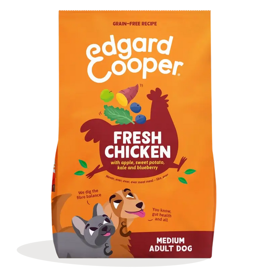 Edgard & Cooper Pienso Para Perros Adultos Medianos Con Pollo Fresco , 7 kg