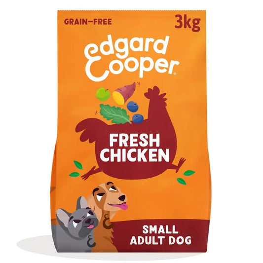 Edgard & Cooper Pienso Para Perros Adultos Mini Con Pollo Fresco , 3 kg