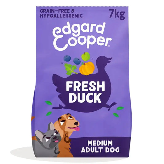 Edgard & Cooper Pienso Para Perros Adultos Medianos Con Pato Fresco , 7 kg