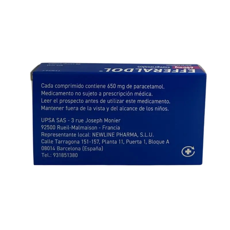 Efferaldol 650 Mg, 20 comprimidos