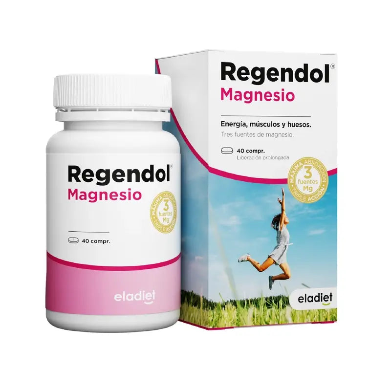 Eladiet Regen & Dol Magnesio, 40 comprimidos