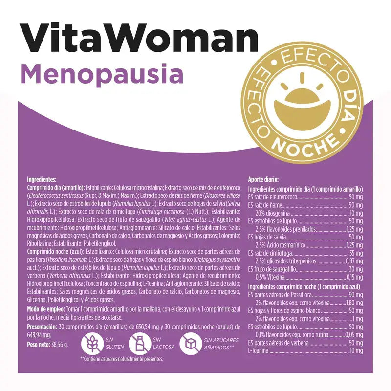 Eladiet Vitawoman Menopausia 60 comprimidos