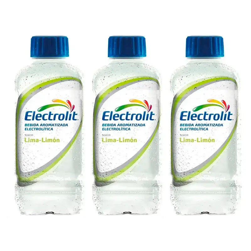 Electrolit Bebida Electrolítica Lima-Limón, Pack 3 x 625 ml