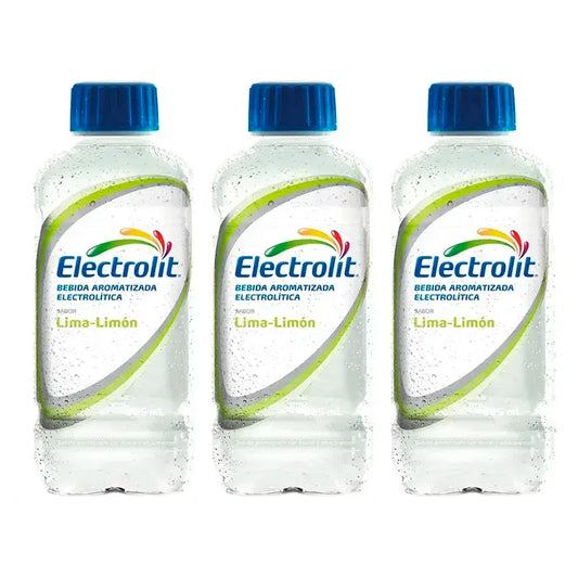 Electrolit Bebida Electrolítica Lima-Limón, Pack 3 x 625 ml