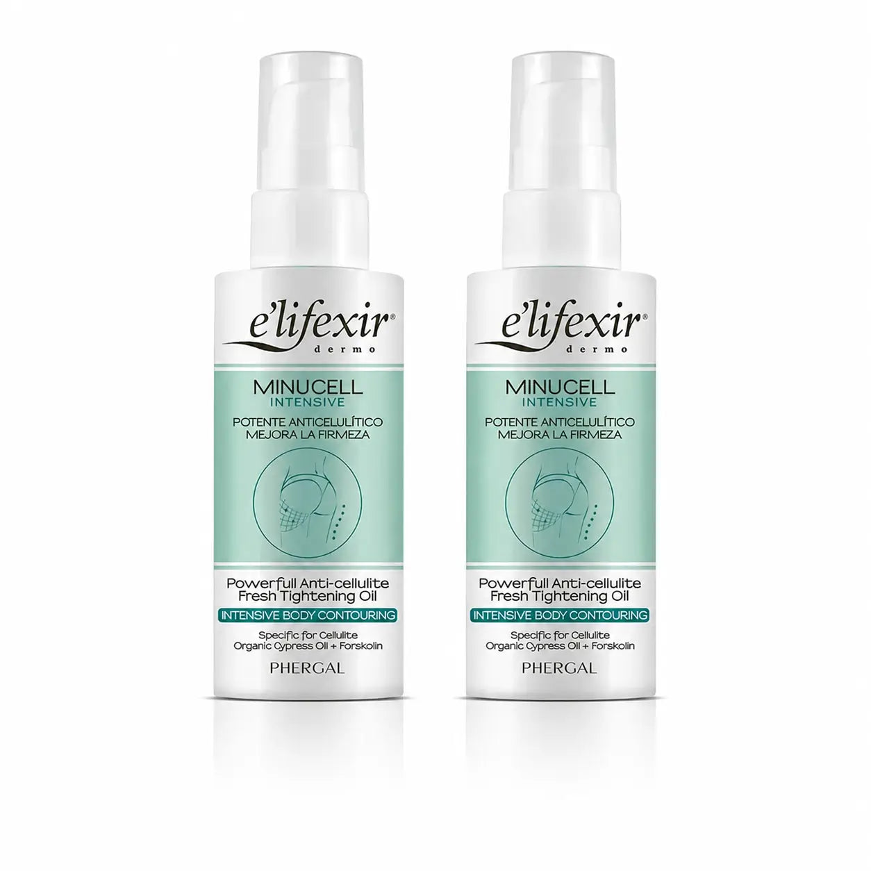 Elifexir Aceite Minucell Intensive Anticelulitico Reductor Reafirmante 100Ml , pack 2